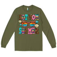 Army Green hot mom summer Long Sleeve Tee - AdoDesignShop