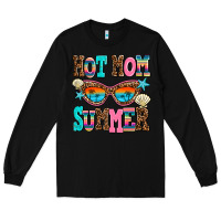 Black hot mom summer Long Sleeve Tee - AdoDesignShop