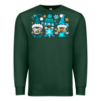 Sports Green winter afro gnomies Premium Sweatshirt - NancyCooperArtShop