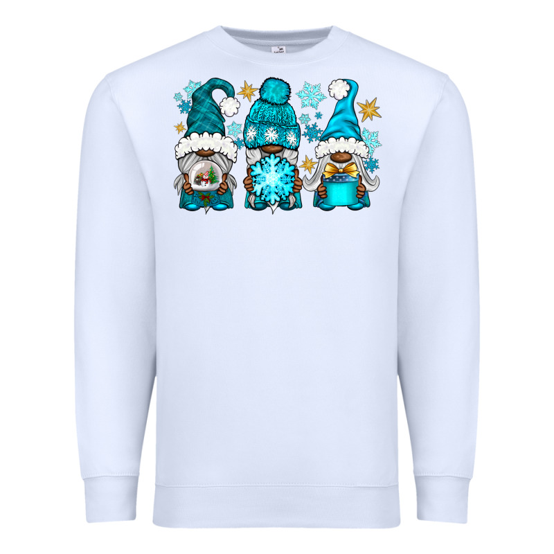 Winter Afro Gnomies Premium Sweatshirt by NancyCooperArtShop | Teevron