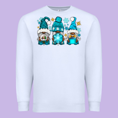 Winter Afro Gnomies Premium Sweatshirt Designed By Nancycooperartshop