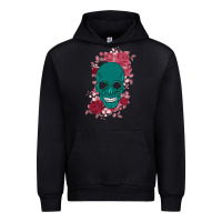 Black Skull with flowers Urban Hoodie - Bettercallsaul