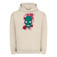 Pigment French Oak Skull with flowers Urban Hoodie - Bettercallsaul