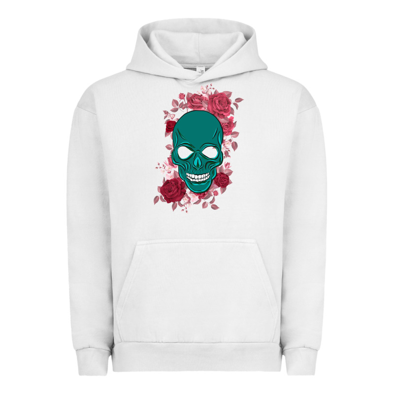 Skull With Flowers Urban Hoodie by Bettercallsaul | Teevron
