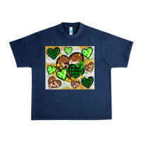 Navy St. Patrick's Day hearts tumbler Urban Heavy Tee - Neo Western