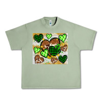 Oil Green St. Patrick's Day hearts tumbler Urban Heavy Tee - Neo Western