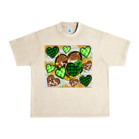 St. Patrick's Day Hearts Tumbler Urban Heavy Tee | Teevron