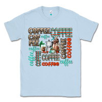 Dusty Blue coffee Classic Tee - AdoDesignShop