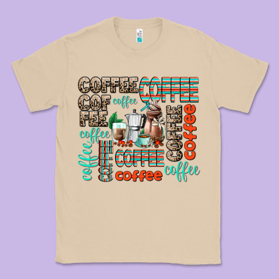 Coffee Classic Tee Designed By Adodesignshop