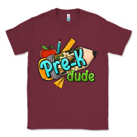 Burgundy pre k dude Classic Tee - RanaPortraitStore