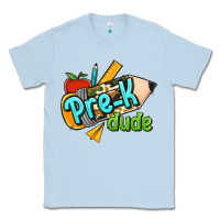 Dusty Blue pre k dude Classic Tee - RanaPortraitStore