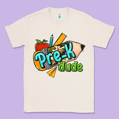 Pre K Dude Classic Tee Designed By Ranaportraitstore