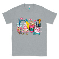 Heather Grey teacher coffee cup Classic Tee - AdoDesignShop