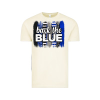 Vintage Arctic Back the blue brushstrokes Vintage Tee - Neo Western