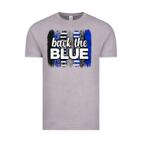 Vintage Zinc Back the blue brushstrokes Vintage Tee - Neo Western