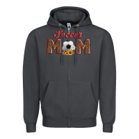 Smoke soccer mom with ball and sunflower Zipper Hoodie - Artiststas