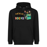 Black there is no such thing as too many books Heavyweight Hoodie - MaliasSmallBusiness
