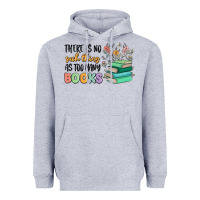 Heather Grey there is no such thing as too many books Heavyweight Hoodie - MaliasSmallBusiness