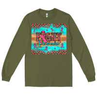 Army Green fight for a cure Long Sleeve Tee - JahusDesignShop