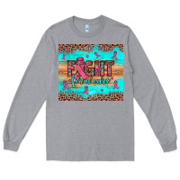 Heather Grey fight for a cure Long Sleeve Tee - JahusDesignShop