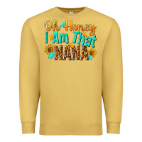 Antique Gold oh honey i am that nana Premium Sweatshirt - NancyCooperArtShop
