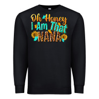 Black oh honey i am that nana Premium Sweatshirt - NancyCooperArtShop