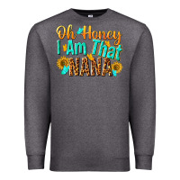 Charcoal Heather oh honey i am that nana Premium Sweatshirt - NancyCooperArtShop