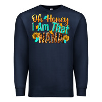 Navy oh honey i am that nana Premium Sweatshirt - NancyCooperArtShop