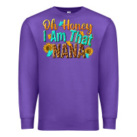 Purple oh honey i am that nana Premium Sweatshirt - NancyCooperArtShop