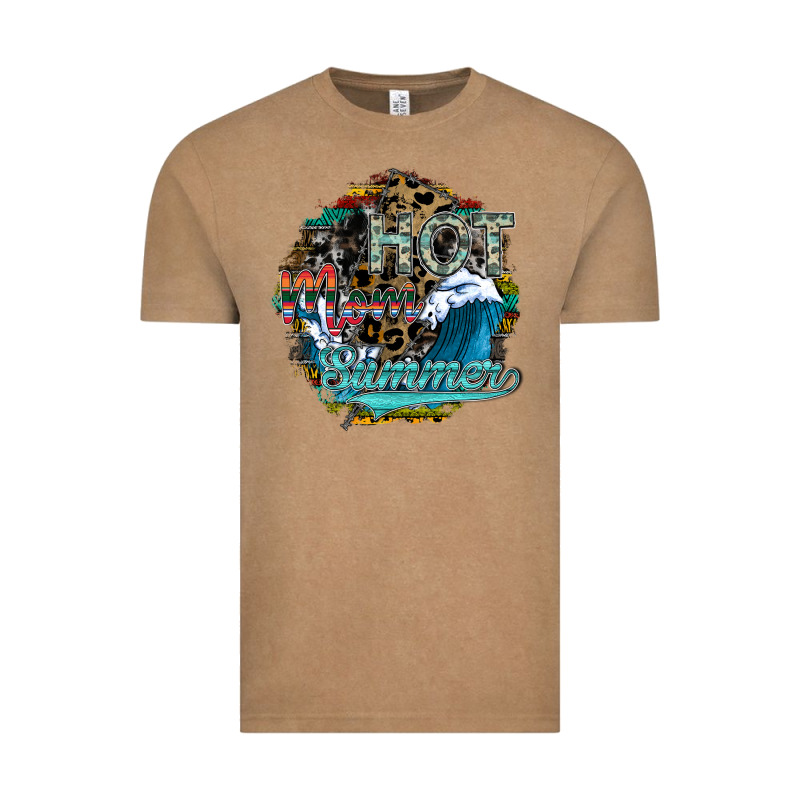 Hot Mom Summer Vintage Tee by SublimationCraftShop | Teevron