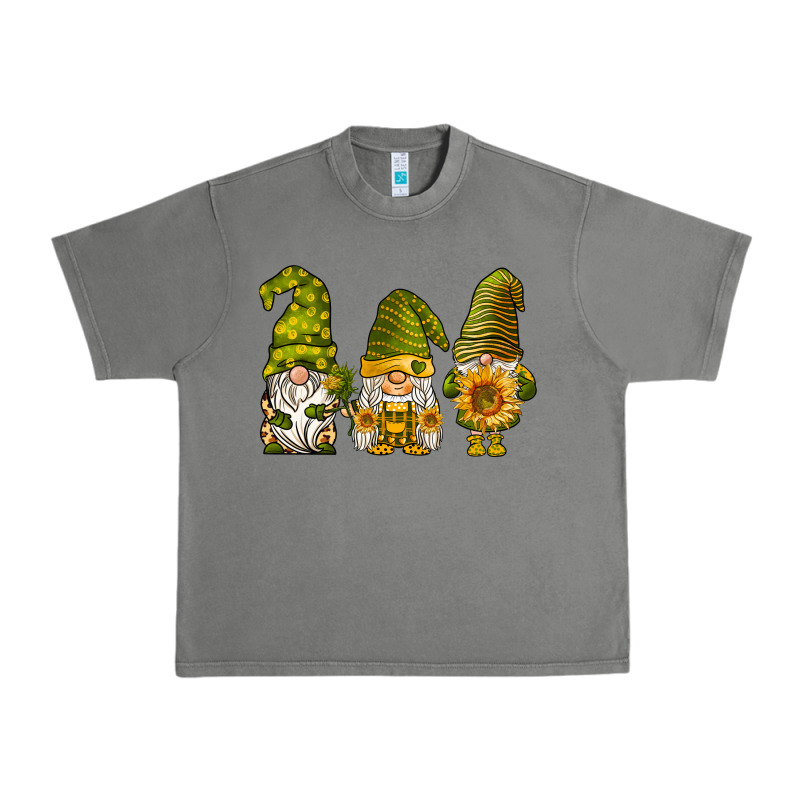 Sunflower Gnomies Urban Heavy Tee by BarkalooDesign | Teevron