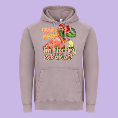 Im Flocking Fabulous Vintage Hoodie Designed By Texasbilliewilder