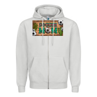 Soccer Mom With Ball And Cactus And Serape Licanse Plate Zipper Hoodie | Teevron
