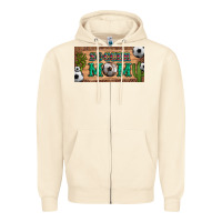 Sandshell soccer mom with ball and cactus and serape licanse plate Zipper Hoodie - Artiststas