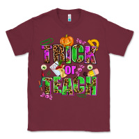 Burgundy trick or teach Classic Tee - AdoDesignShop