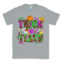 Heather Grey trick or teach Classic Tee - AdoDesignShop