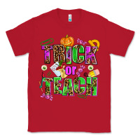 Red trick or teach Classic Tee - AdoDesignShop