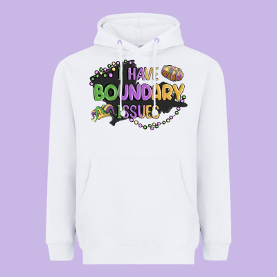 ı Have Boundary ıssues Heavyweight Hoodie Designed By Maliassmallbusiness