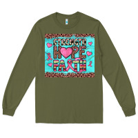 Army Green strength hope faith Long Sleeve Tee - JahusDesignShop