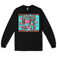 Black strength hope faith Long Sleeve Tee - JahusDesignShop