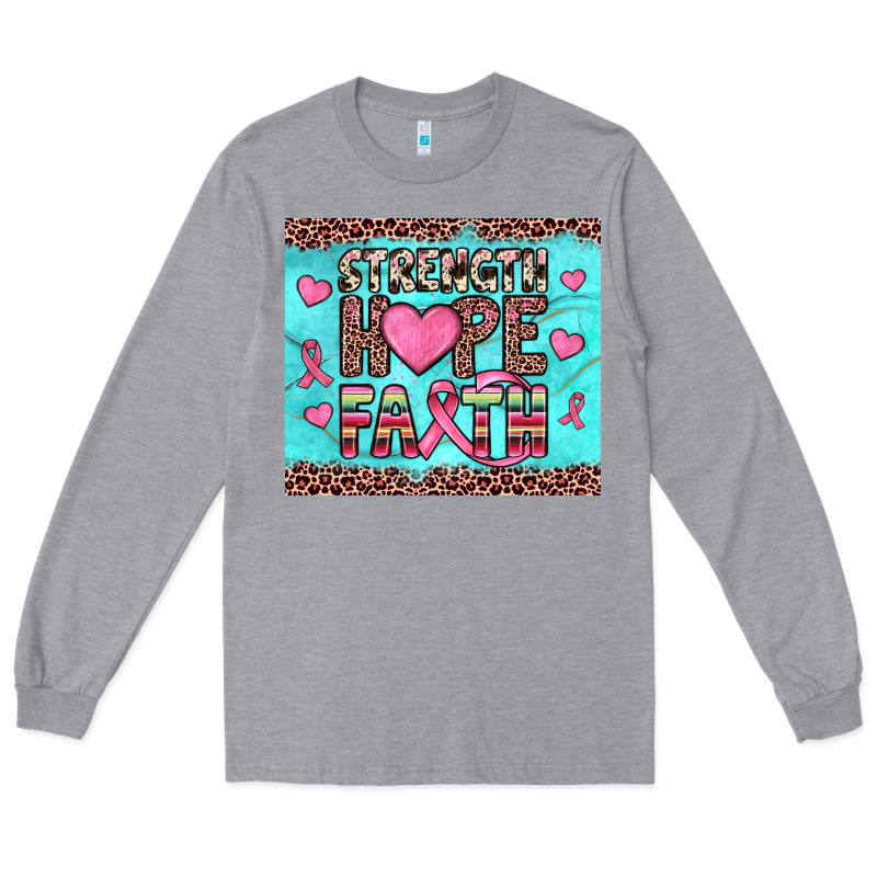 Strength Hope Faith Long Sleeve Tee by JahusDesignShop | Teevron