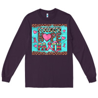Plum strength hope faith Long Sleeve Tee - JahusDesignShop