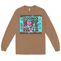 Toasted Coconut strength hope faith Long Sleeve Tee - JahusDesignShop