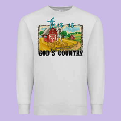 This Is God's Country Premium Sweatshirt Designed By Maliassmallbusiness