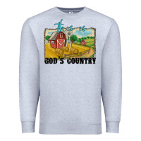 Heather Grey this is god's country Premium Sweatshirt - MaliasSmallBusiness