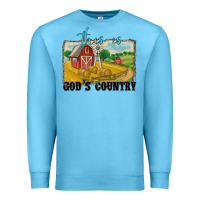 Ocean Blue this is god's country Premium Sweatshirt - MaliasSmallBusiness
