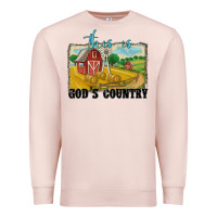 Pale Pink this is god's country Premium Sweatshirt - MaliasSmallBusiness