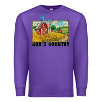Purple this is god's country Premium Sweatshirt - MaliasSmallBusiness
