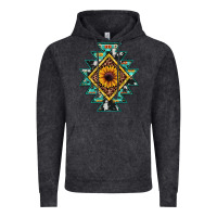 Vintage Black aztec leopard sunflower Vintage Hoodie - JahusDesignShop