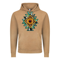 Vintage Camel aztec leopard sunflower Vintage Hoodie - JahusDesignShop